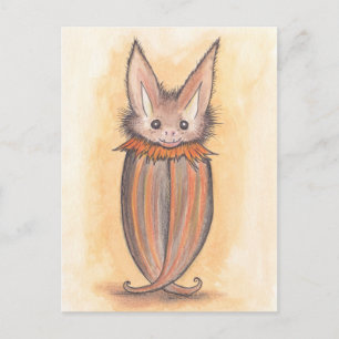 Carte Postale Traiter la chauve-souris