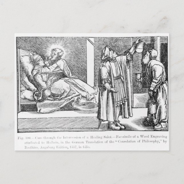 Carte Postale Traiter par l'intercession d'une guérison (Devant)