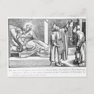 Carte Postale Traiter par l'intercession d'une guérison