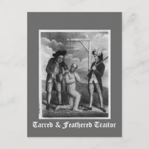 Carte Postale Traiteur taré et plumes