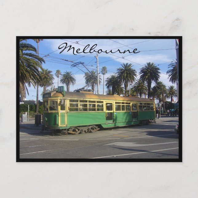 Carte Postale tram melbourne (Devant)