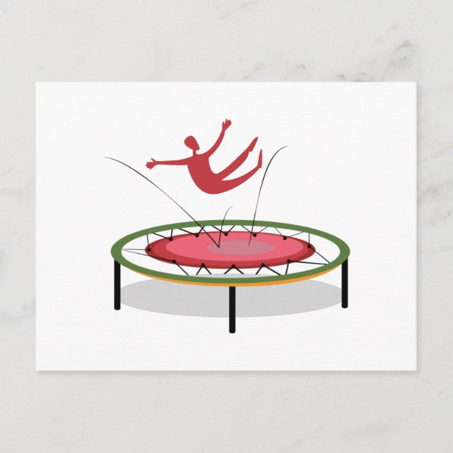 Carte Postale Trampoline (Devant)
