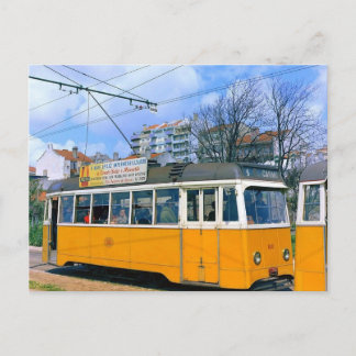 Carte Postale Tramway de Lisbonne Portugal 1964