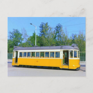 Carte postale tramway de Lisbonne Portugal 1964