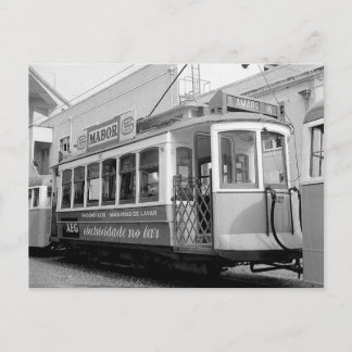 Carte postale Tramway de Lisbonne Portugal 1969