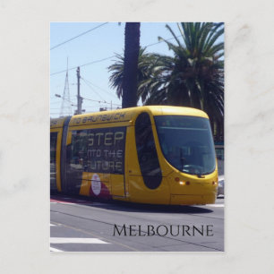 Carte Postale tramway de melbourne brunswick