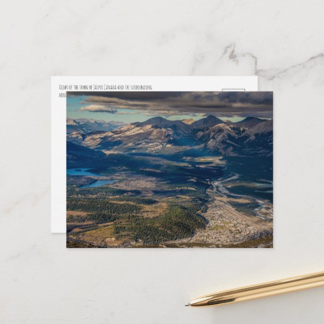 Carte Postale Tramway Jasper Sky (Devant/Arrière en situation)