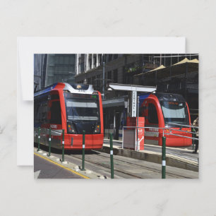 Carte Postale Tramway rouge Houston Texas US