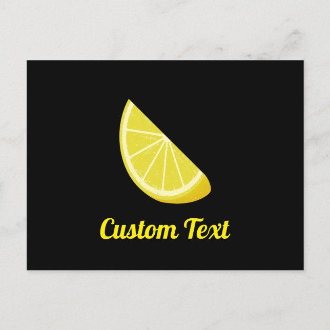 Carte Postale Tranche de citron (Devant)