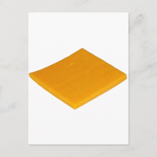 Carte Postale Tranche de fromage (Devant)
