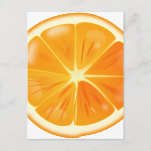 Carte Postale tranche orange