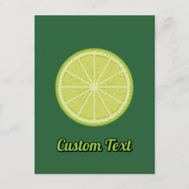 Carte Postale Tranches de chaux (Devant)