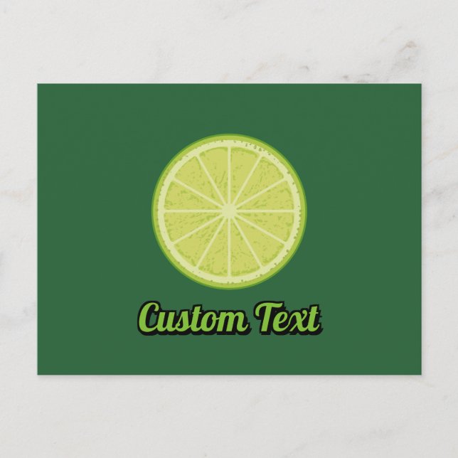 Carte Postale Tranches de chaux (Devant)