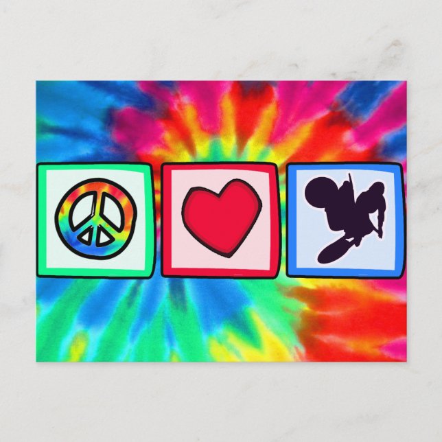 Carte Postale Tranquillité, Amour, Vélo Sale (Devant)