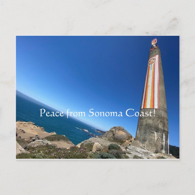 Carte Postale Tranquillité de la côte Sonoma ! (Devant)
