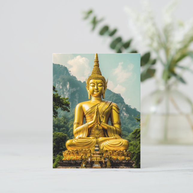 Carte Postale Tranquillité dorée (Debout devant)