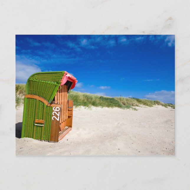 Carte Postale Transat Green Beach en mer du Nord (Devant)