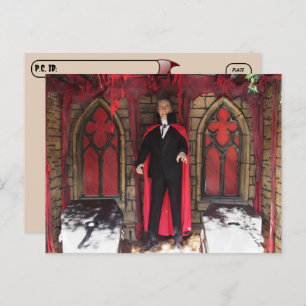 Carte Postale Transfert postal - Monstre Vampire / Halloween