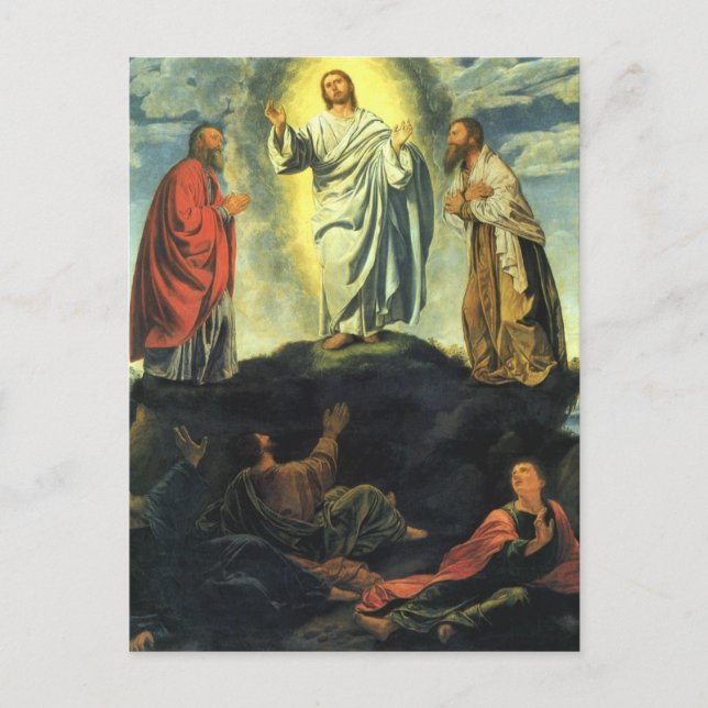 Carte Postale Transfiguration de Giovanni Girolamo Savoldo (Devant)
