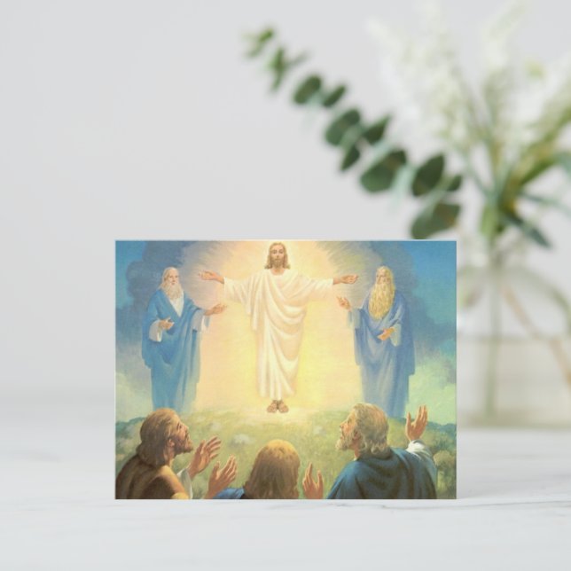 Carte Postale Transfiguration de Jésus-Christ, Religion Vintage (Debout devant)