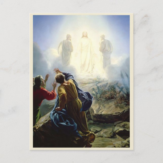 Carte Postale Transfiguration de Jésus, Religieux (Devant)