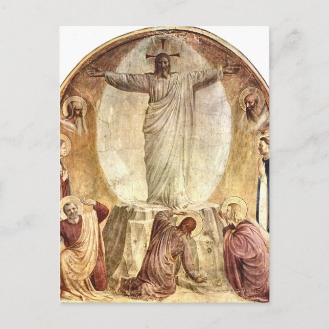 Carte Postale Transfiguration du Christ par Fra Angelico (Devant)