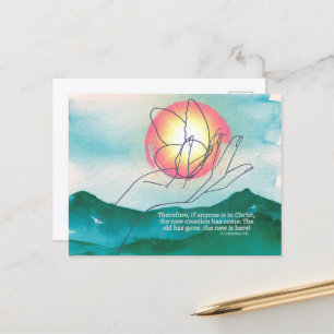 Carte Postale Transformé par Grace Le Chrétien de la Nouvelle Cr