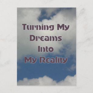 Carte Postale Transformer Vos Rêves En Réalité