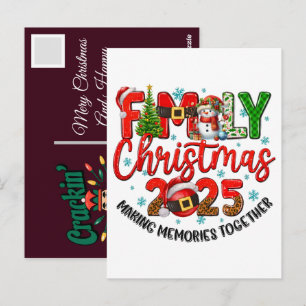 Carte Postale Transformez Noël 2025 en un monde enchanté personn