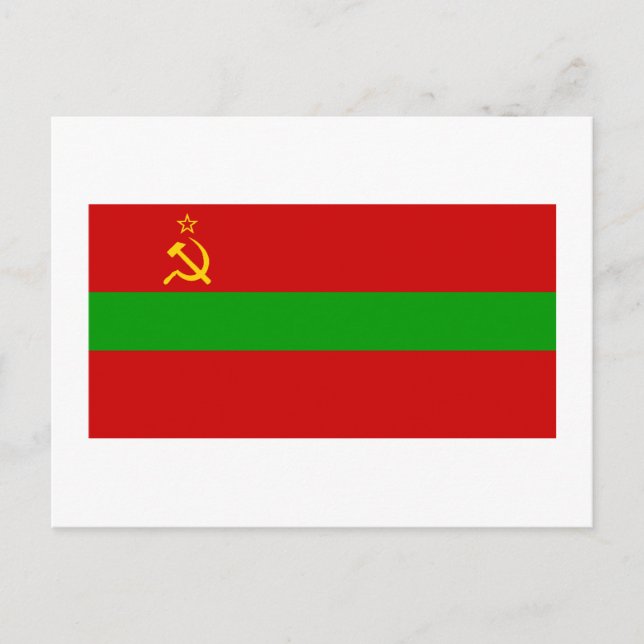 Carte Postale Transnistrie Flag (Devant)