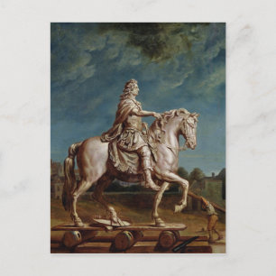 Carte Postale Transport de la statue équestre de Louis XIV