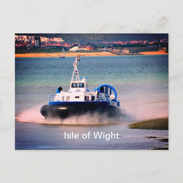 Carte Postale Transport de l'aéroglisseur "Isle of Wight" (Devant)