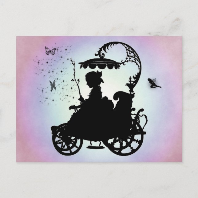 Carte Postale Transport magique vintage (Devant)