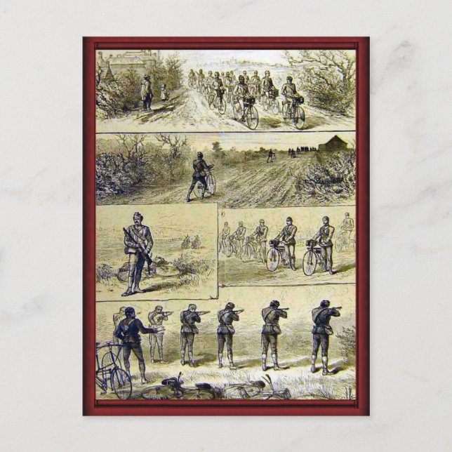 Carte Postale Transport vintage dans l'armée (Devant)