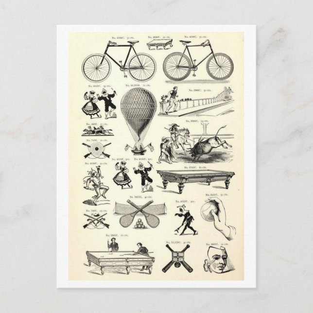 Carte postale Transport vintage + Illustrations de (Devant)