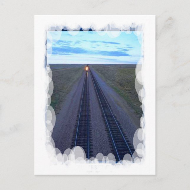 Carte Postale Transport vintage - Longue route (Devant)