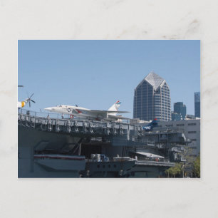 Carte Postale Transporteur D'Avion De Midway À L'Amarrages À San