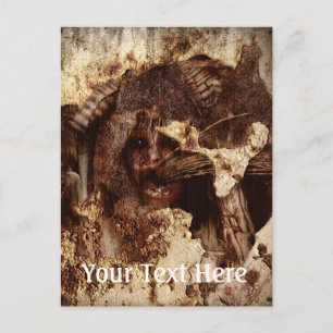 Carte Postale Trappé à l'intérieur