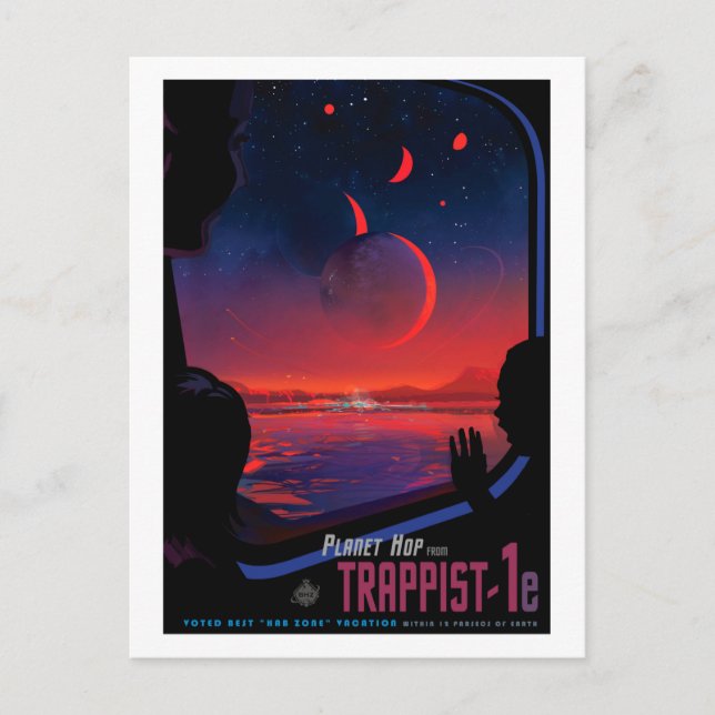 Carte Postale TRAPPIST-1e - NASA Visions of the Future (Devant)
