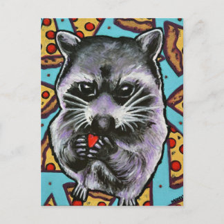 Carte Postale Trash Panda Finds Love