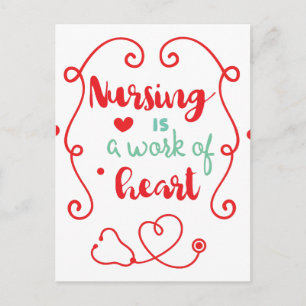 Carte Postale Travail de soins infirmiers