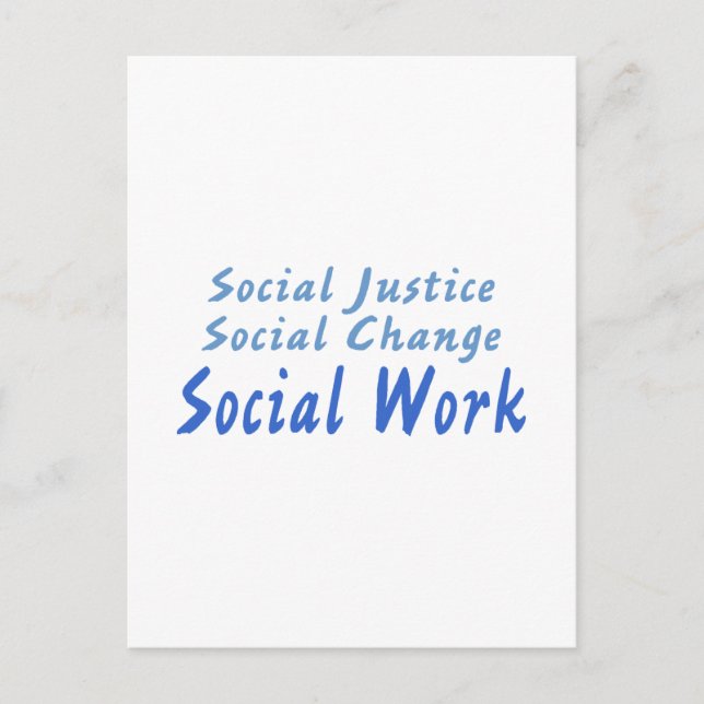 Carte Postale Travail social (Devant)