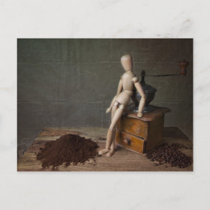 Carte Postale Travailleur du café