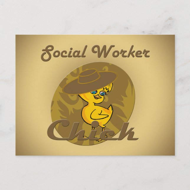 Carte Postale Travailleuse sociale Chick #6 (Devant)