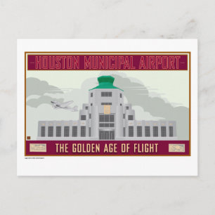 Carte Postale TRAVEL-Houston Hobby Airport-