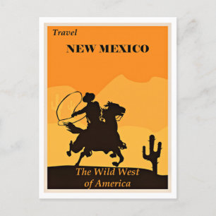 Carte Postale Travel New Mexico, vintage,