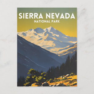 Carte Postale Travel Parc national de la Sierra Nevada