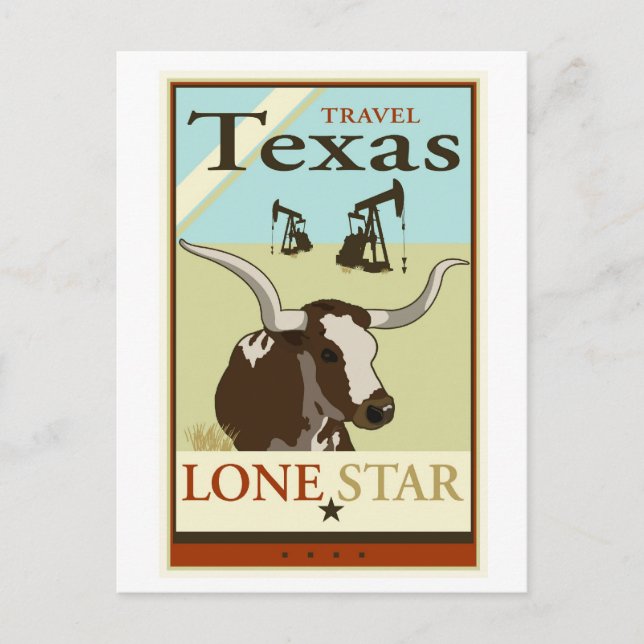 Carte Postale Travel Texas (Devant)