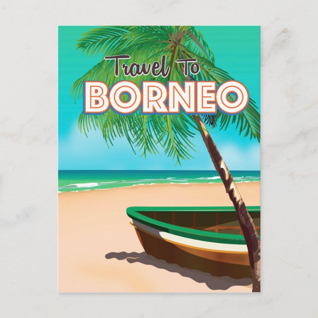 Carte Postale Travel to Borneo (Devant)