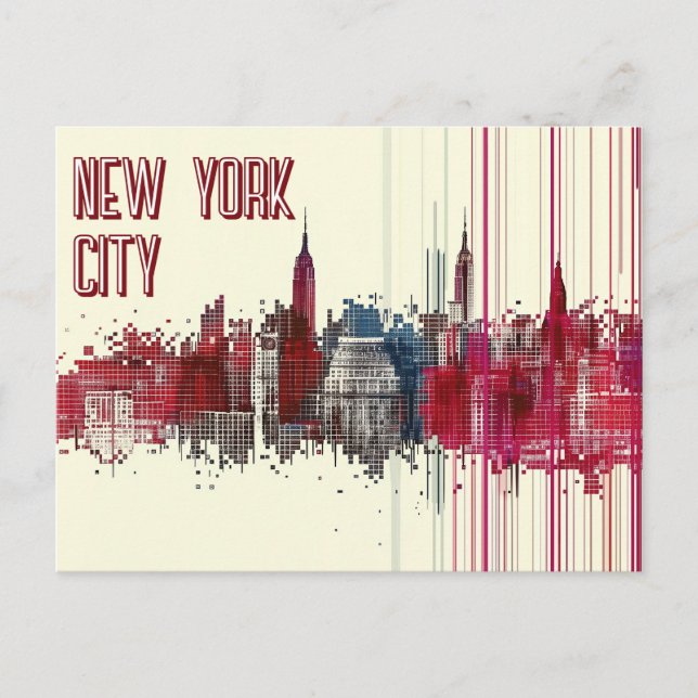 Carte Postale Travel to New York City USA (Devant)